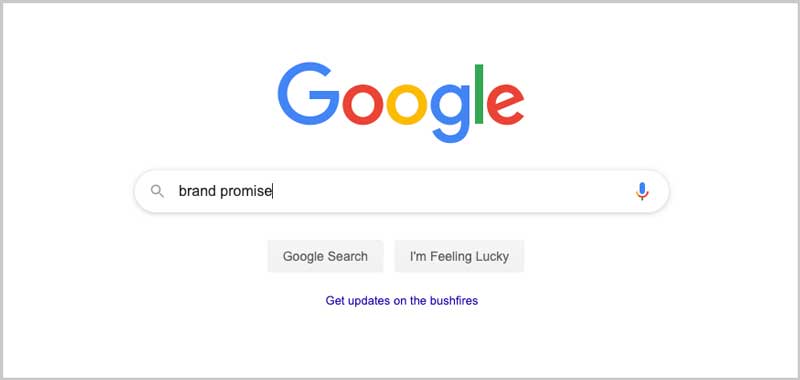brand promise search
