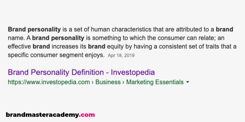 Brand Personality The Definitive Framework 39 Best Strategy Examples   Brand Personality Definition 2 