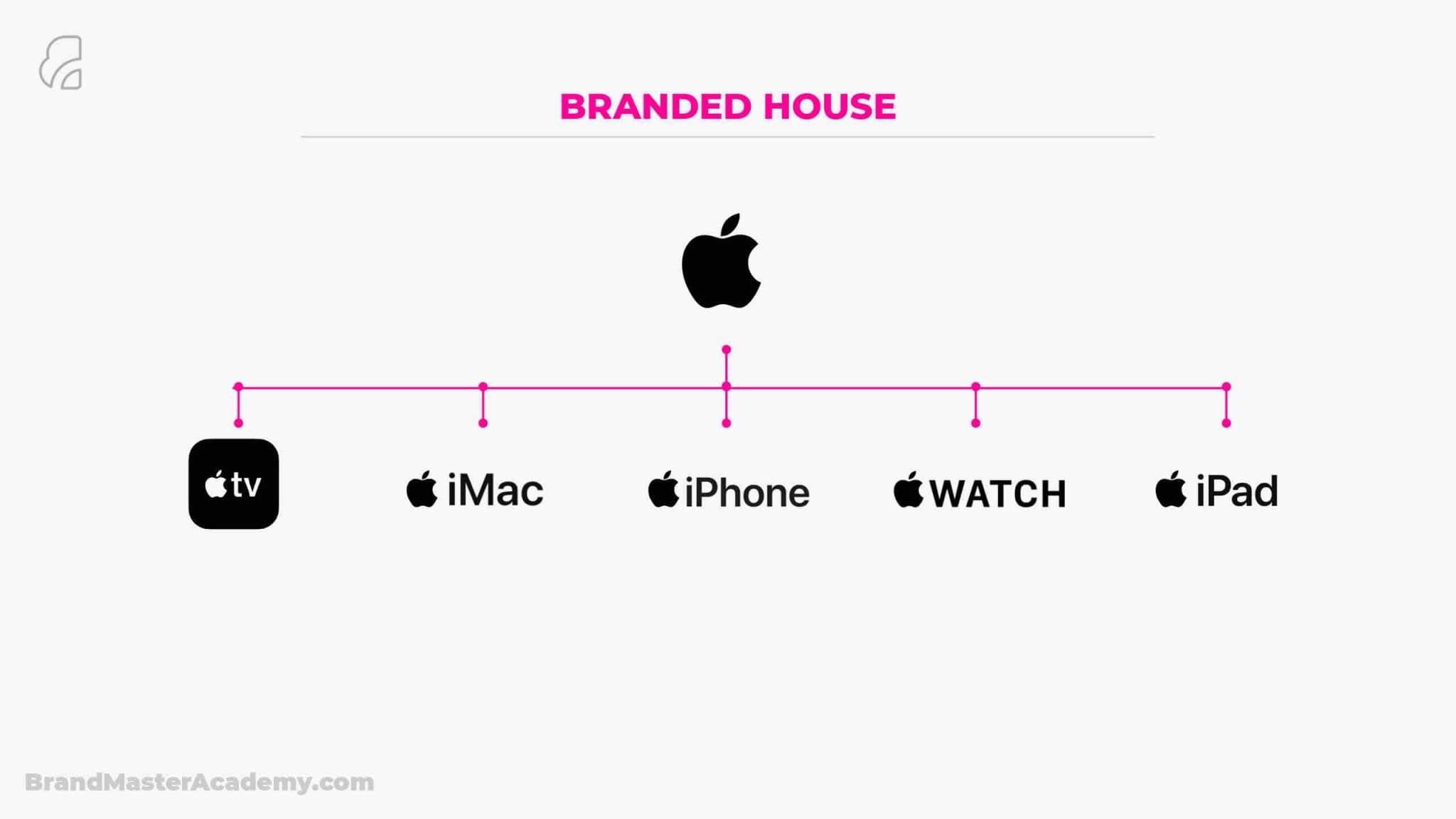 Brand Architecture apple structure