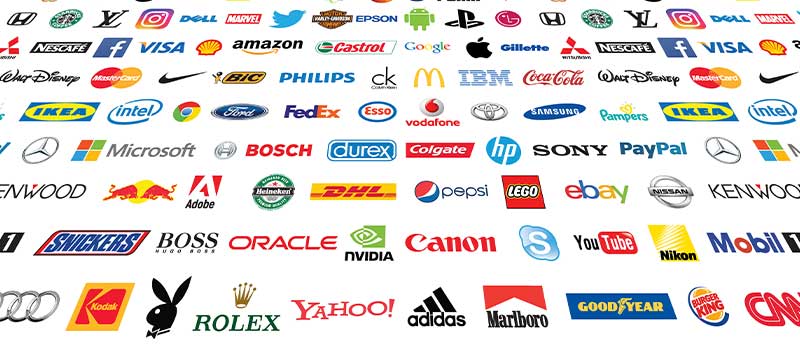 Illustration of Brand Logos