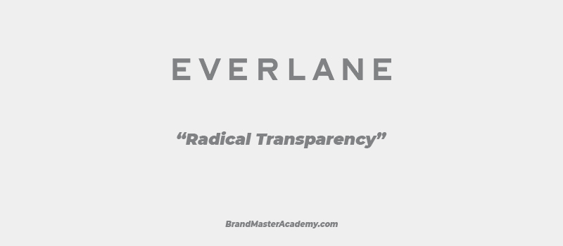 Everlane key message tagline logo