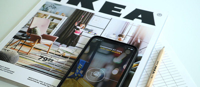 Ikea catalogue and mobile web app