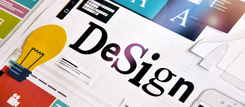 Illustration of web design