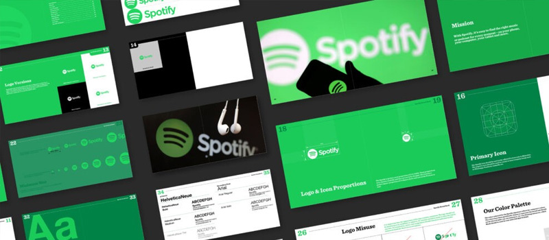 spotify brand style guides